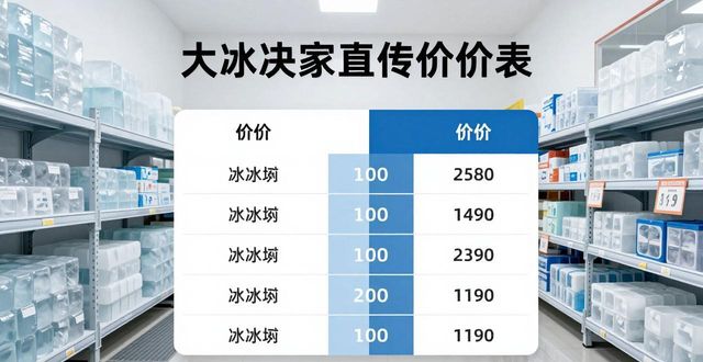 大冰块批发厂家怎么选?东城直供渠道靠谱吗