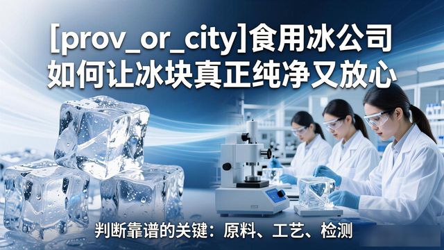 东城食用冰公司如何让冰块真正纯净又放心