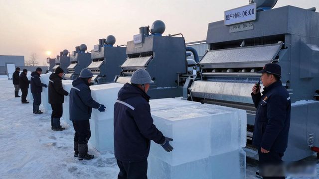 降温大冰块哪里买_降温大冰块价格_冷库制冰厂提货流程